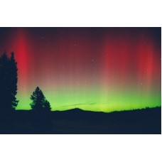 Aurora Over Rabbit Ears Peak, Colorado