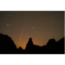 Comet Bradfield Over Arches National Park, Utah