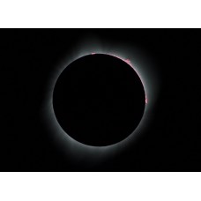 Prominences at 3rd Contact of Eclipse 2017