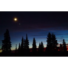 Venus, Jupiter and Moon Conjunction