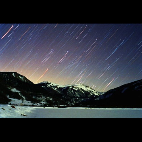 Orion Rising over the Rocky Mountains